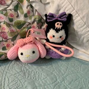 Kuromi & My Melody Crochet Plush’s